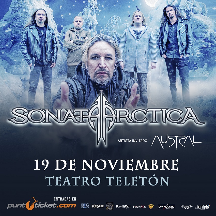 Sonata Arctica reprograma su vuelta a Chile para fines de año